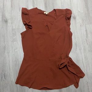 Maroon blouse